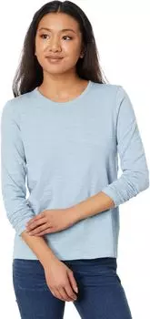 Круглый вырез с длинными рукавами Lilla P, цвет Steel Blue