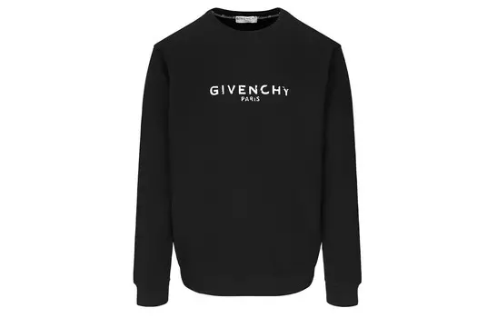 Круглый вырез с логотипом Paris Givenchy, черный