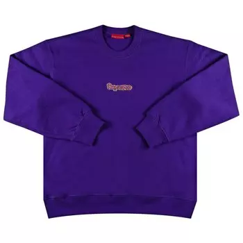 Круглый вырез с логотипом Supreme Gonz, фиолетовый