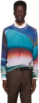 Круглый вырез с разноцветным принтом Paul Smith