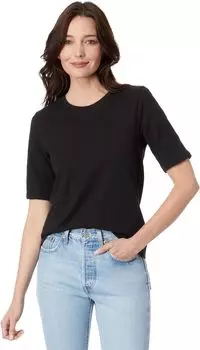 Круглый вырез с рукавами до локтя Lilla P, черный