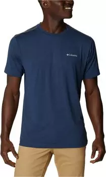 Круглый вырез Tech Trail Columbia, цвет Collegiate Navy 1
