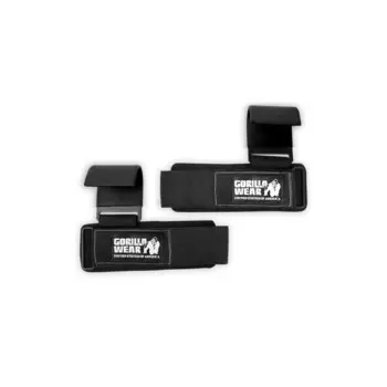 Крюк для тяжелой атлетики - черный/красный GORILLA WEAR, черный