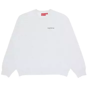 Крюнек Supreme NYC Пепельно-серый