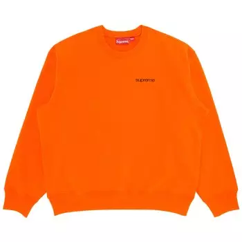 Крюнек Supreme NYC Темно-оранжевый