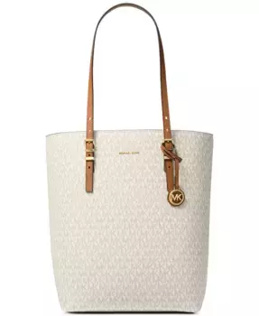 Крупная сумка-тоут Quinn North South Michael Kors, белый