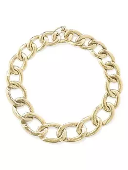 Крупное колье 'Lhassa' с цепочными звеньями Goossens, золотой