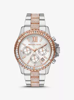 Крупногабаритные двухцветные часы Everest Pav Michael Kors