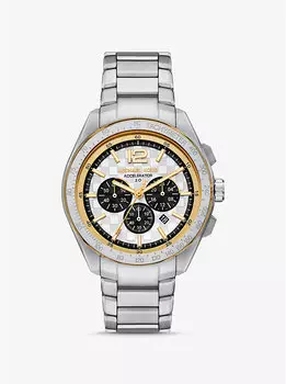 Крупные часы Accelerator 2.0 серебристого цвета Michael Kors, мультиколор