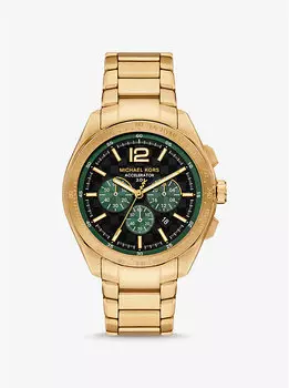 Крупные часы Accelerator 2.0 золотистого цвета Michael Kors, золотой