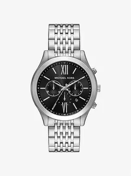 Крупные часы Aspyn серебристого цвета Michael Kors, серебряный