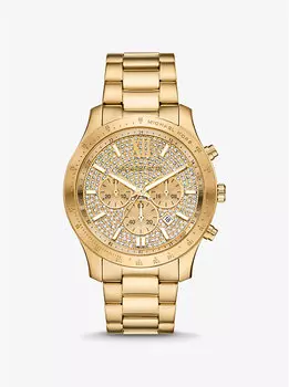 Крупные часы Berkley Pav золотистого оттенка Michael Kors, золотой