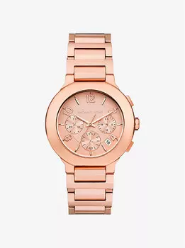 Крупные часы Gramercy цвета розового золота Michael Kors, розовый
