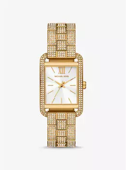 Крупные часы Monroe Pav золотистого оттенка Michael Kors, золотой