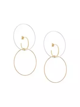 Крупные серьги 'Galilea' Charlotte Chesnais, металлик