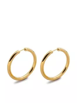 Крупные серьги-кольца Essential Monica Vinader, золотой