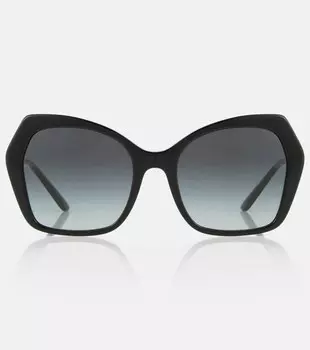 Крупные солнцезащитные очки из ацетата Dolce&Gabbana, черный