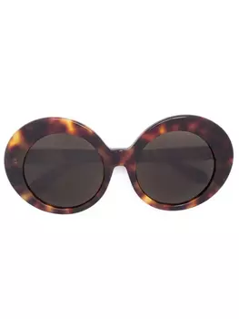 Крупные солнцезащитные очки Linda Farrow, черный