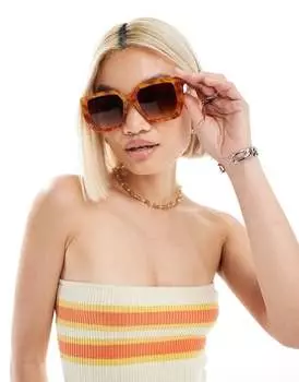 Крупные винтажные солнцезащитные очки черепаховой расцветки AIRE x ASOS Centaurus