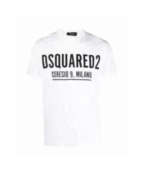 Крутая футболка Ceresio 9 Dsquared2, белый