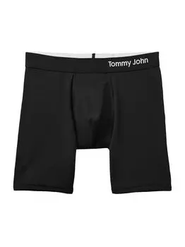 Крутые трусы-боксеры из хлопка Tommy John, черный
