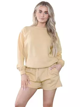 Крузе спортивный костюм из толстовки и шорт Kruze By Enzo, белый