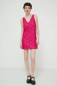 КРУЖЕВНОЕ платье Desigual, розовый