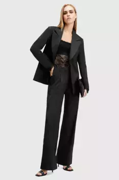 КРУЖЕВЫЕ брюки AllSaints, черный
