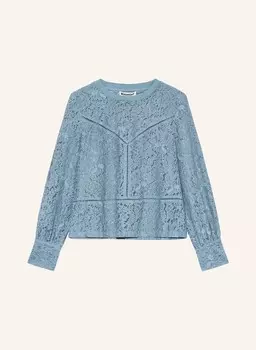 Кружевная блузка бри Beaumont, серый