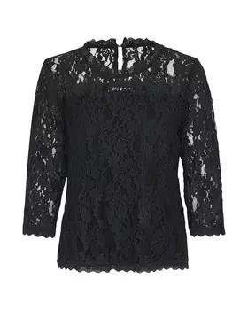 Кружевная блузка Cream Blouse, черный