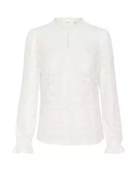 Кружевная блузка Cream Blouse Tiley, белый