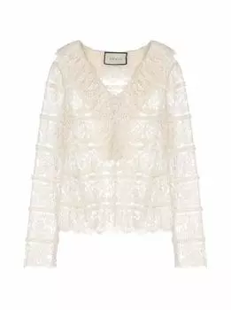 Кружевная блузка Gucci