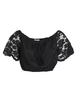 Кружевная блузка Influencer Blouse, черный