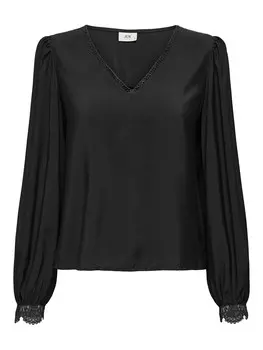 Кружевная блузка JDY Blouse, черный