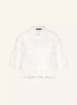 Кружевная блузка Maje, белый