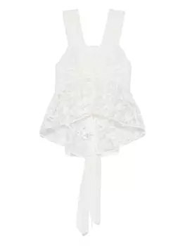 Кружевная блузка MAURIZIO MYKONOS, белый