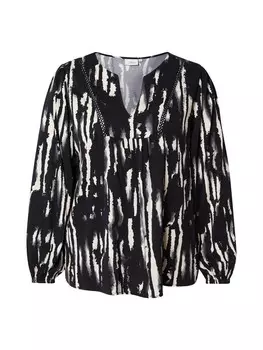 Кружевная блузка ONLY Carmakoma Blouse CARMikaela, черный