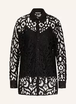 Кружевная блузка-рубашка VANILIA, черный