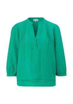 Кружевная блузка s.Oliver Blouse, зеленый