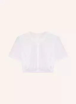 Кружевная блузка в стиле дирндль Waldorff, белый