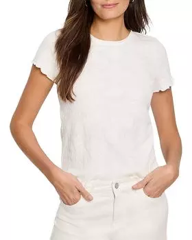 Кружевная футболка NZT BY NIC+ZOE, белый