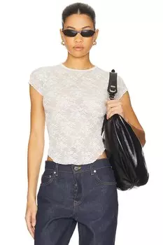 Кружевная футболка «Ready to go» от Free People, ivory