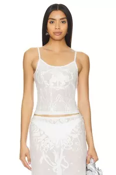 Кружевная майка Marrknull, белый