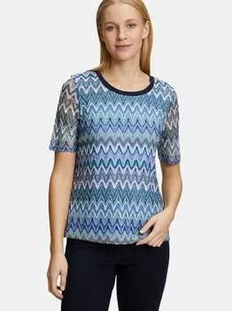 Кружевная рубашка Betty Barclay, синий