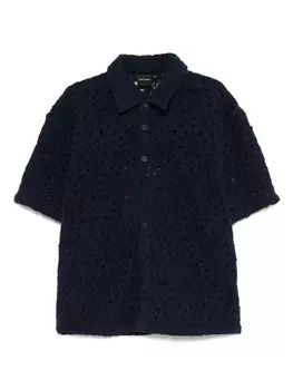 Кружевная рубашка-щит Daily Paper, синий