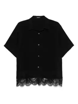 Кружевная рубашка Undercover, черный