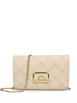 Кружевная сумка Love Moschino Lady через плечо, серый