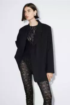 Кружевная танкетка H&M, черный
