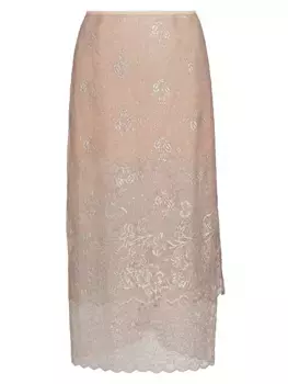 Кружевная юбка-миди Adalaide Cinq Sept, цвет oyster