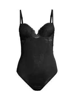 Кружевное боди Brigitta La Perla, черный